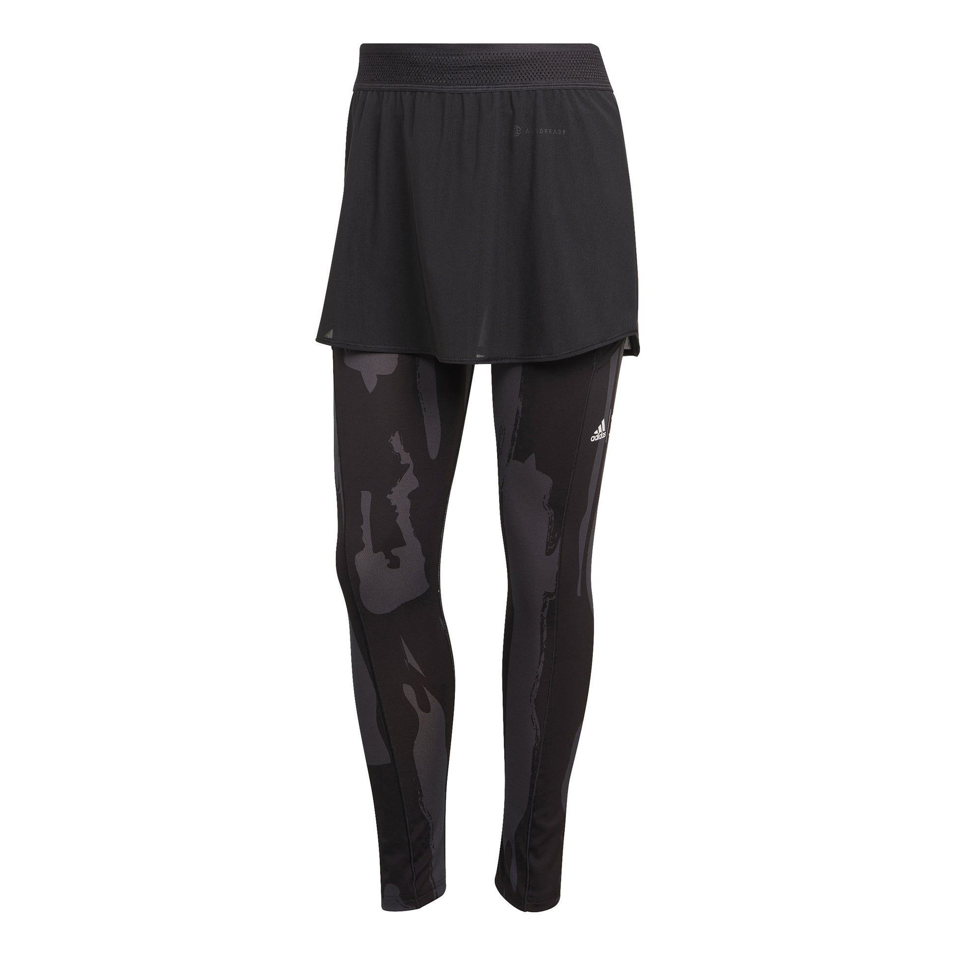adidas New York 2in1 Malla Mujeres - gris,