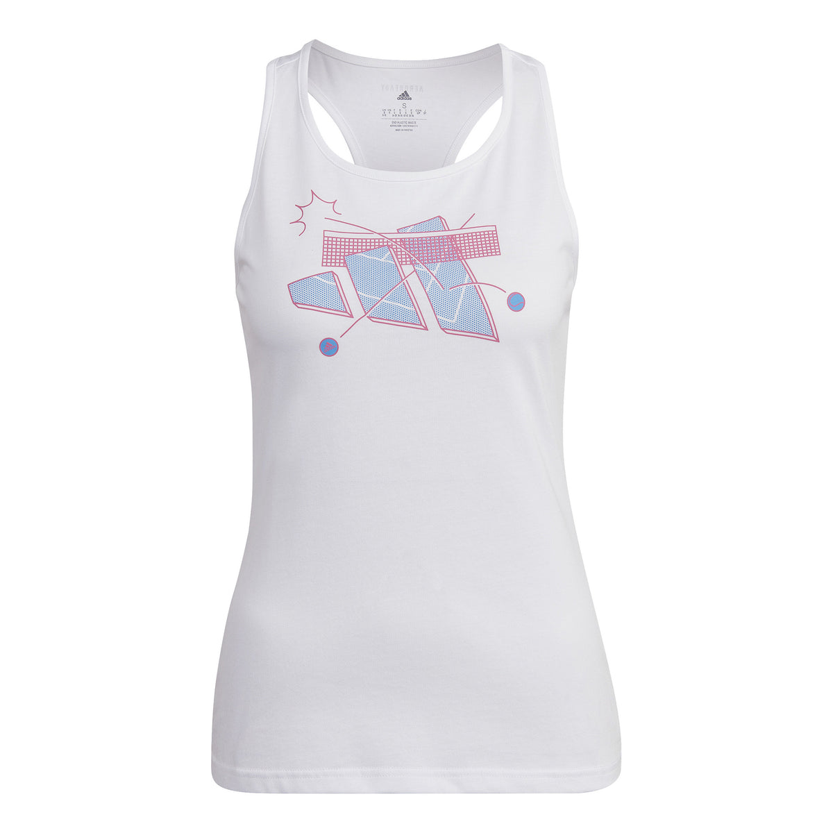 adidas Cat Graphic Camiseta de tirantes Mujeres - blanco,