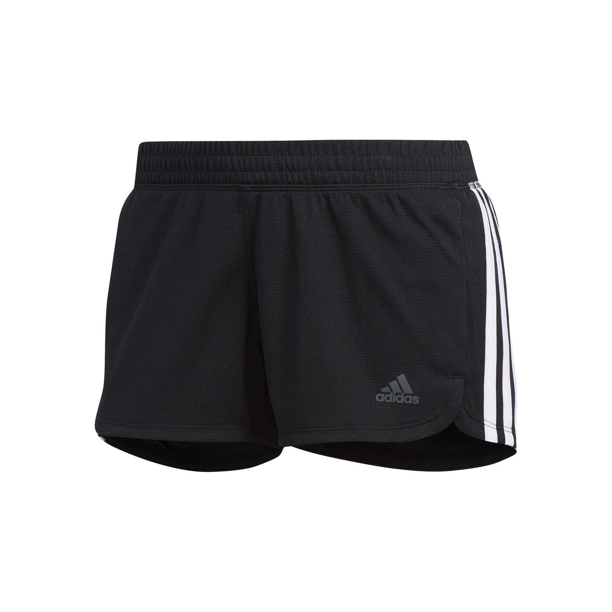 adidas Pacer 3 Stripes Knitted Shorts Mujeres - negro,