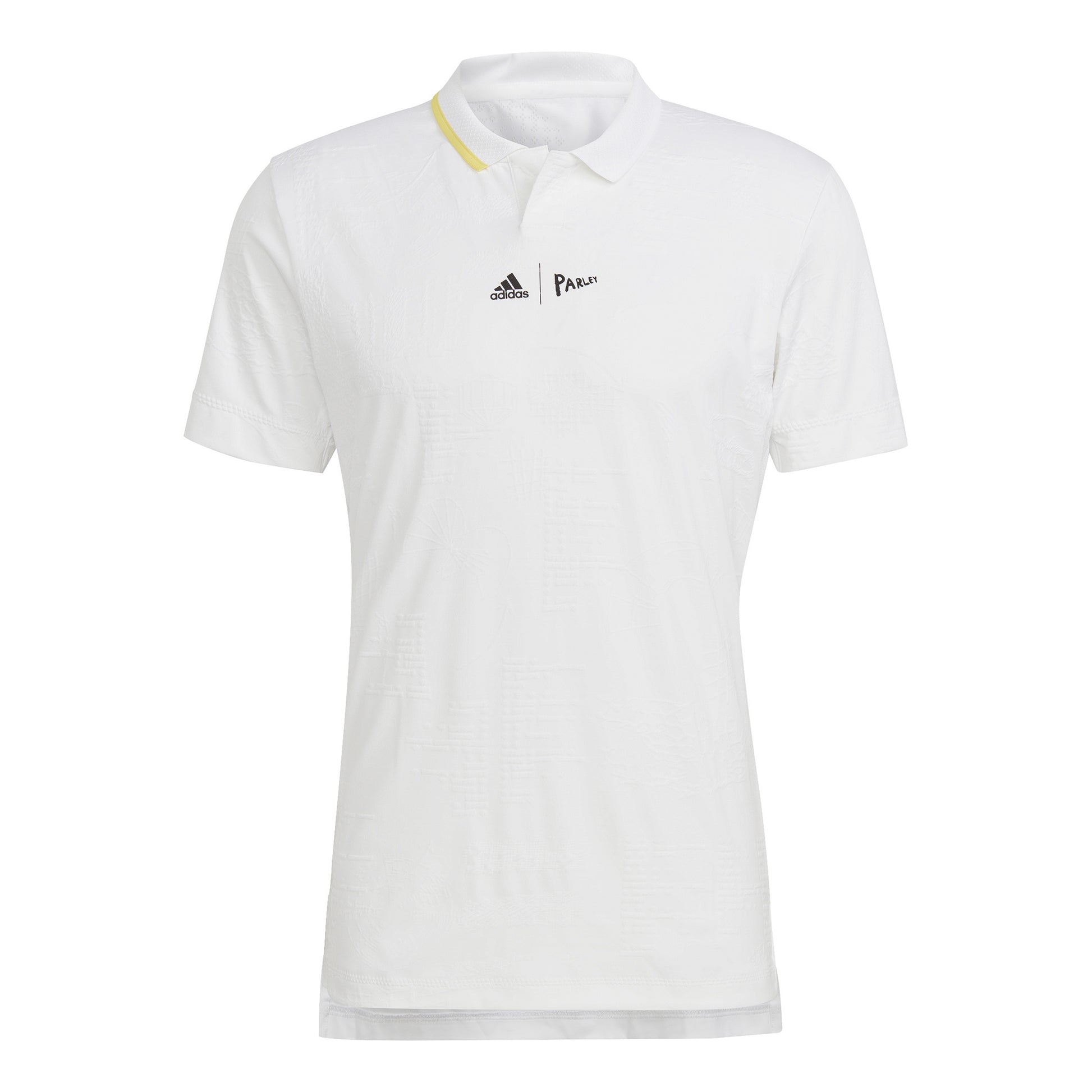 adidas London Polo Hombres-Blanco