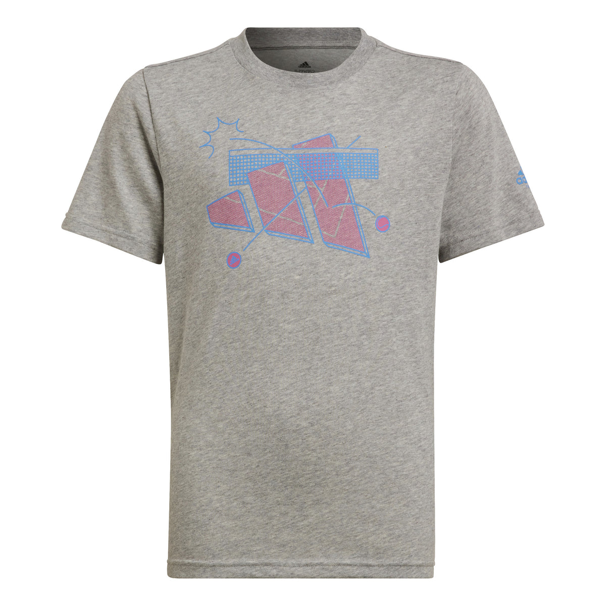 adidas Cat Graphic Camiseta de manga corta Chicos - gris,