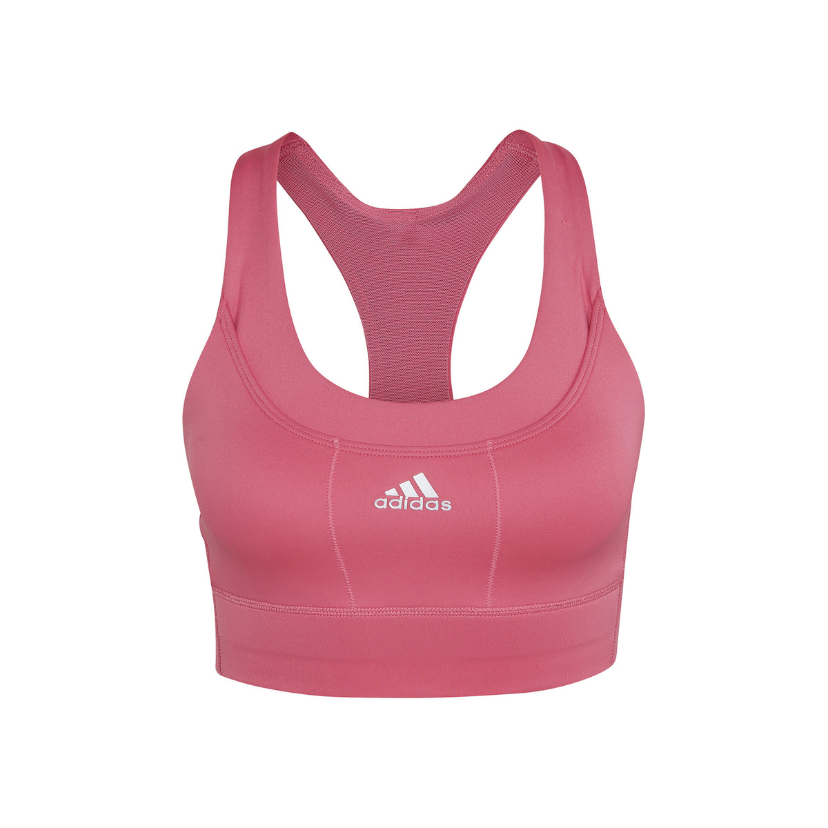 adidas Medium Support Primeknit Sujetador Deportivo Mujeres-Rojo