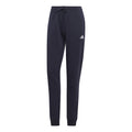 Essentials Linear French Terry Pantalón de entrenamiento Mujeres - azul oscuro, blanco