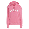 Linear French Terry Sudadera con capucha Mujeres - rosa, blanco