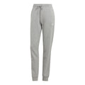 Essentials Linear French Terry Cuffed Pantalón De Entrenamiento Mujeres-Gris Claro,Blanco
