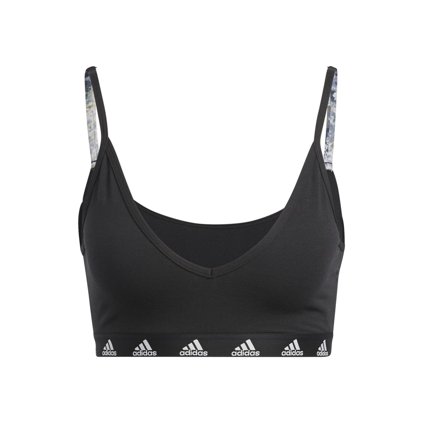 adidas Purebare Light Support Sujetador deportivo Mujeres - negro, blanco