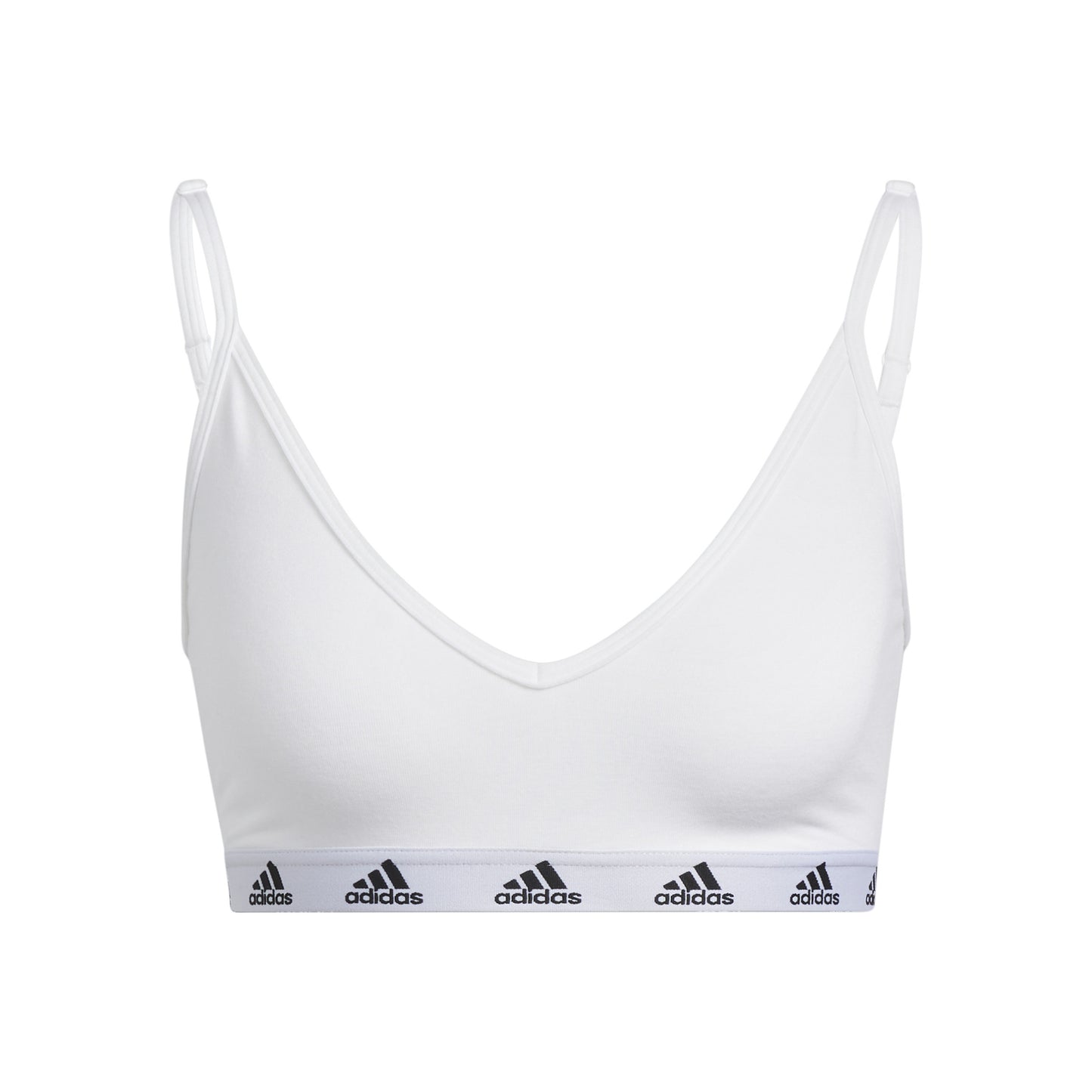adidas Purebare Light Support Sujetador deportivo Mujeres - blanco, negro