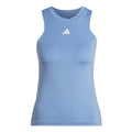 Training  Regular 3-Stripes Camiseta de tirantes Mujeres - azul claro, blanco