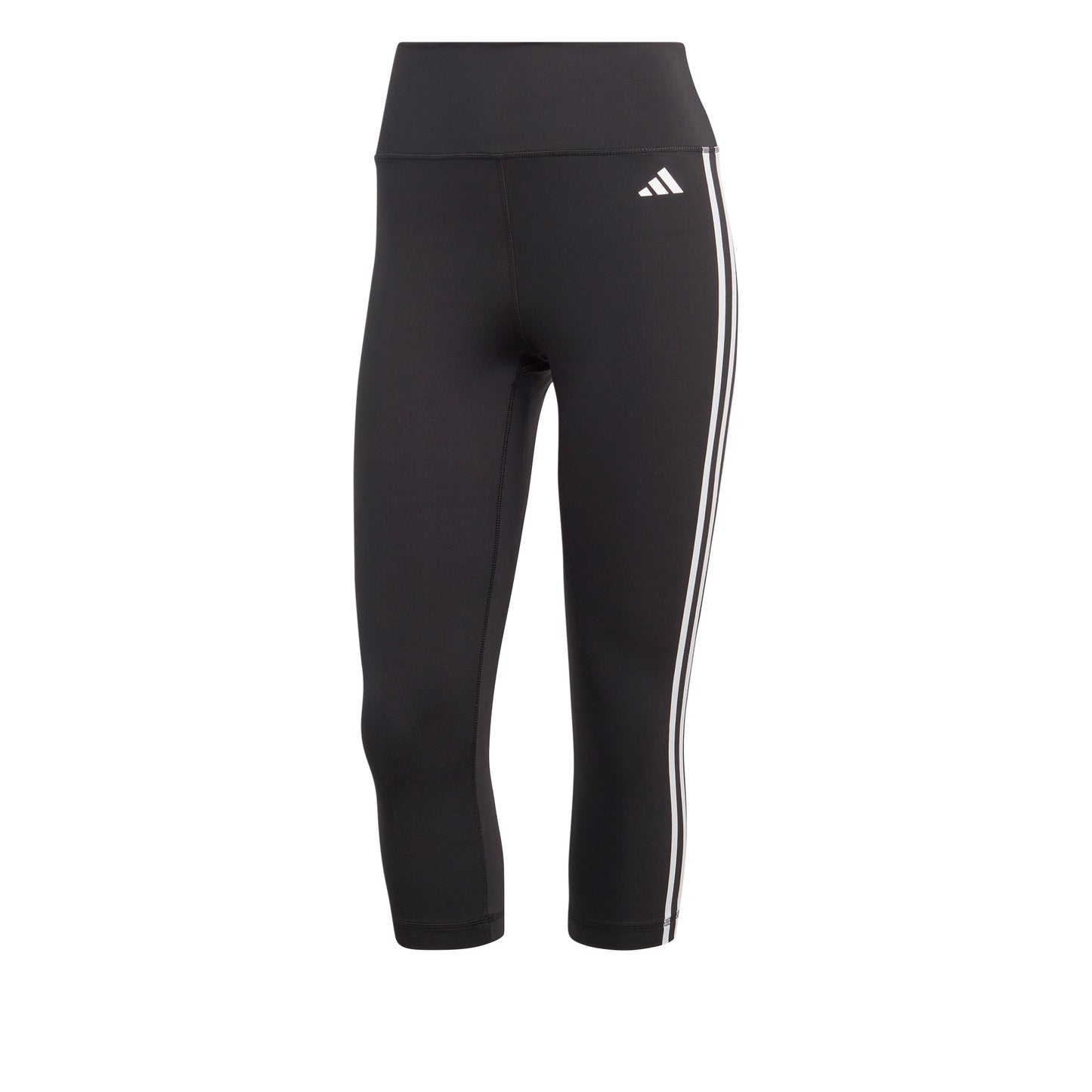 adidas Training 3Stripes High-Waisted Malla Mujeres - negro