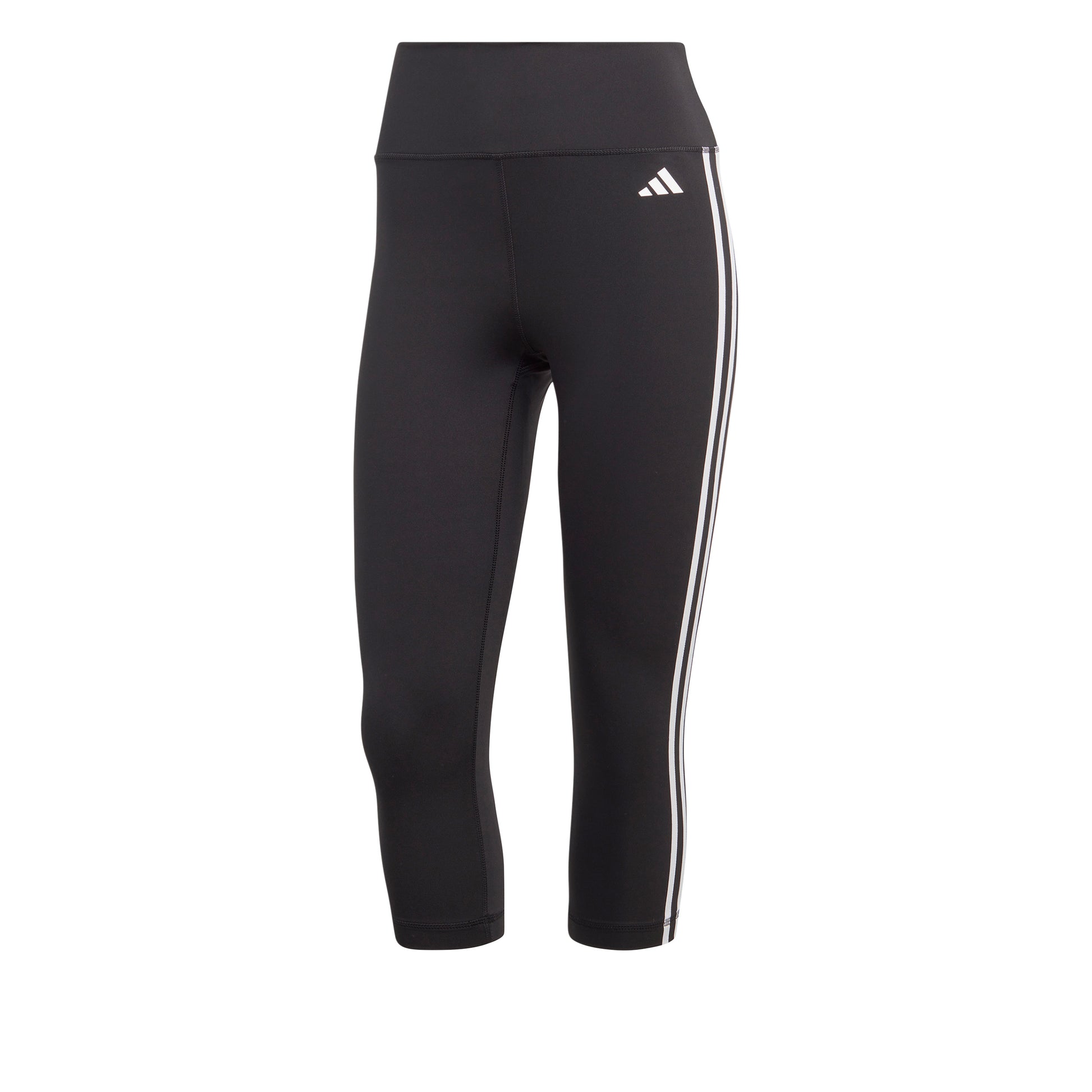 adidas Training 3Stripes High-Waisted Malla Mujeres - negro