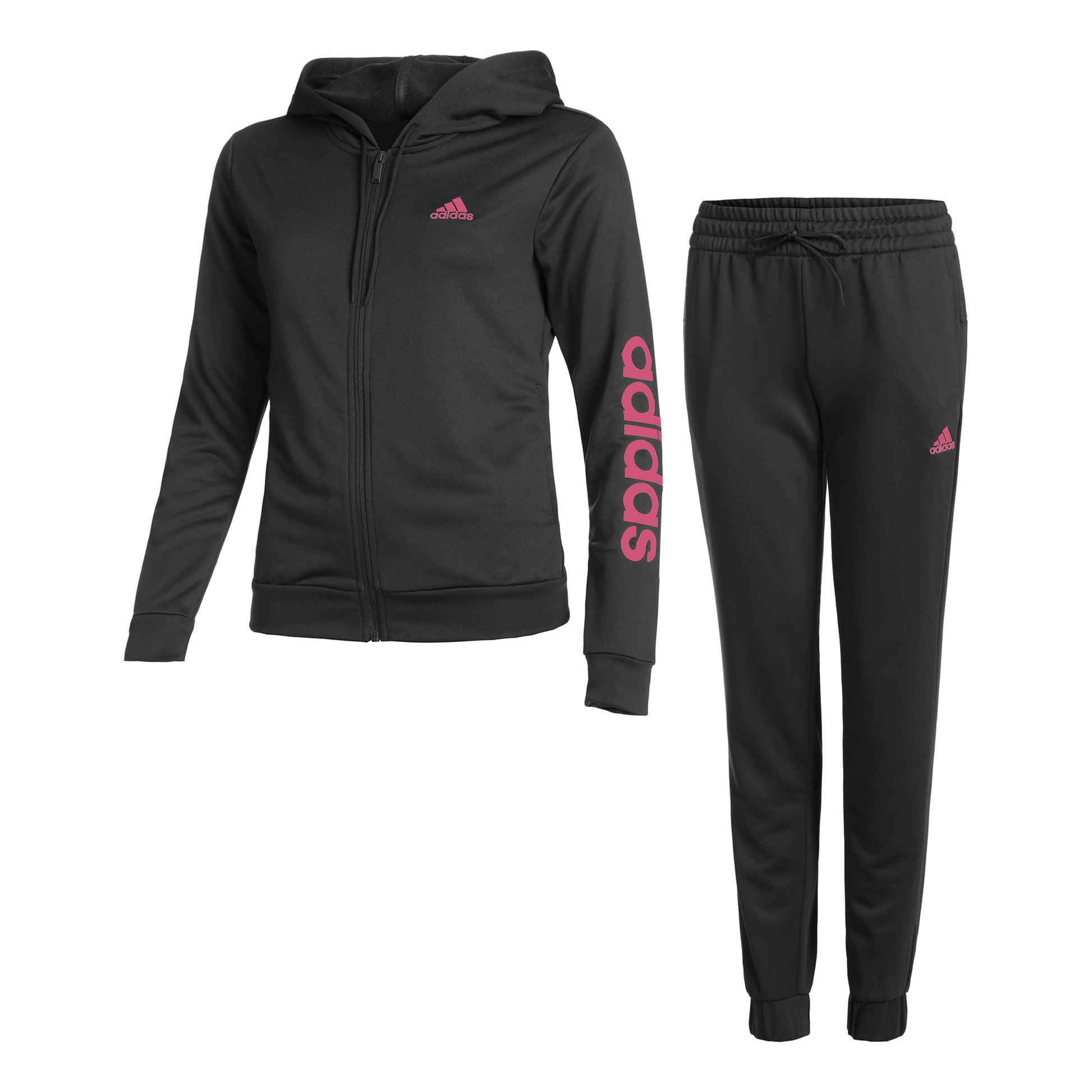 adidas Linear Chándal Mujeres - negro,