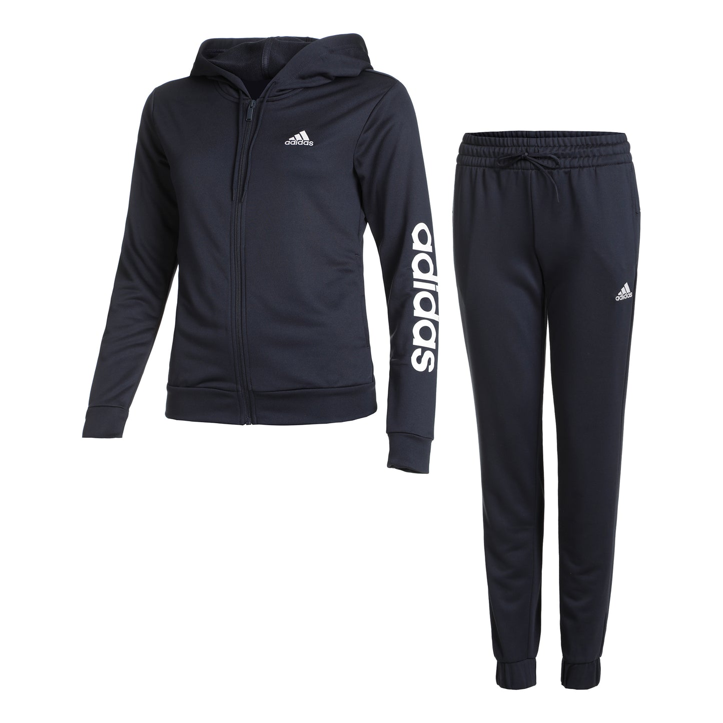 adidas Linear Chándal Mujeres - azul oscuro, blanco
