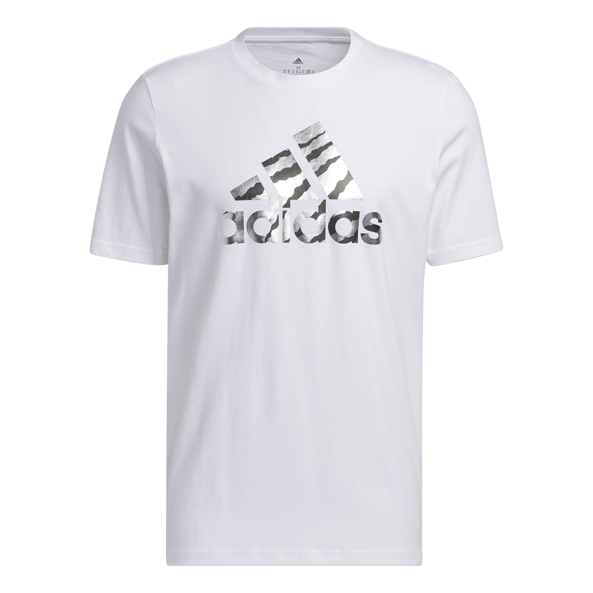 adidas Power Logo Foil Camiseta de manga corta Hombres - blanco, gris