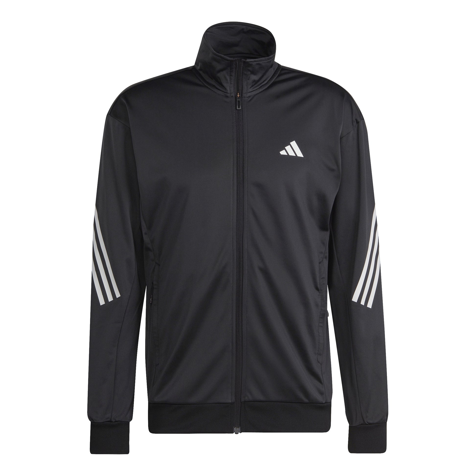 adidas 3Stripes Knit Chaqueta de entrenamiento Hombres - negro, blanco