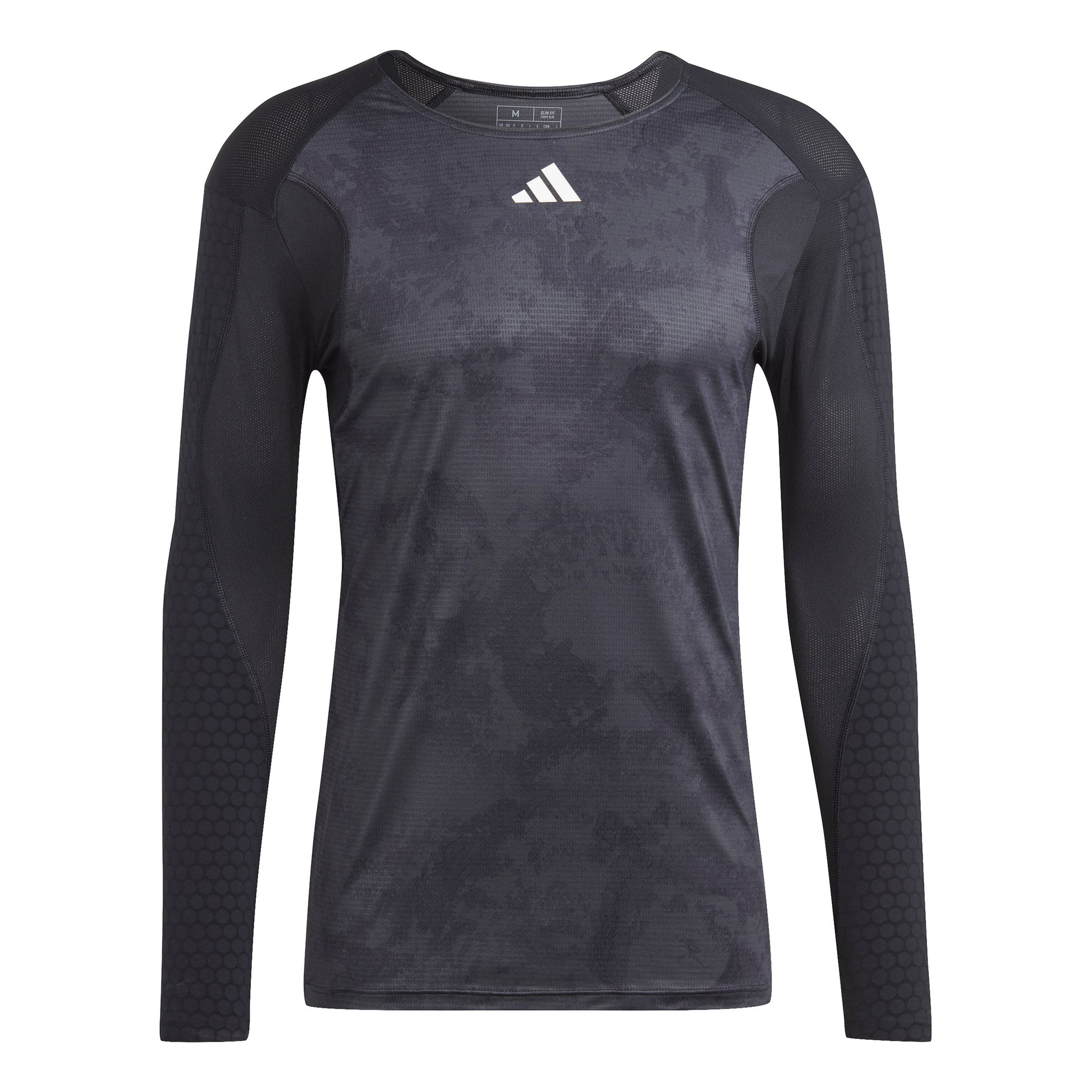 adidas Paris Camiseta de manga larga Hombres - gris oscuro, negro