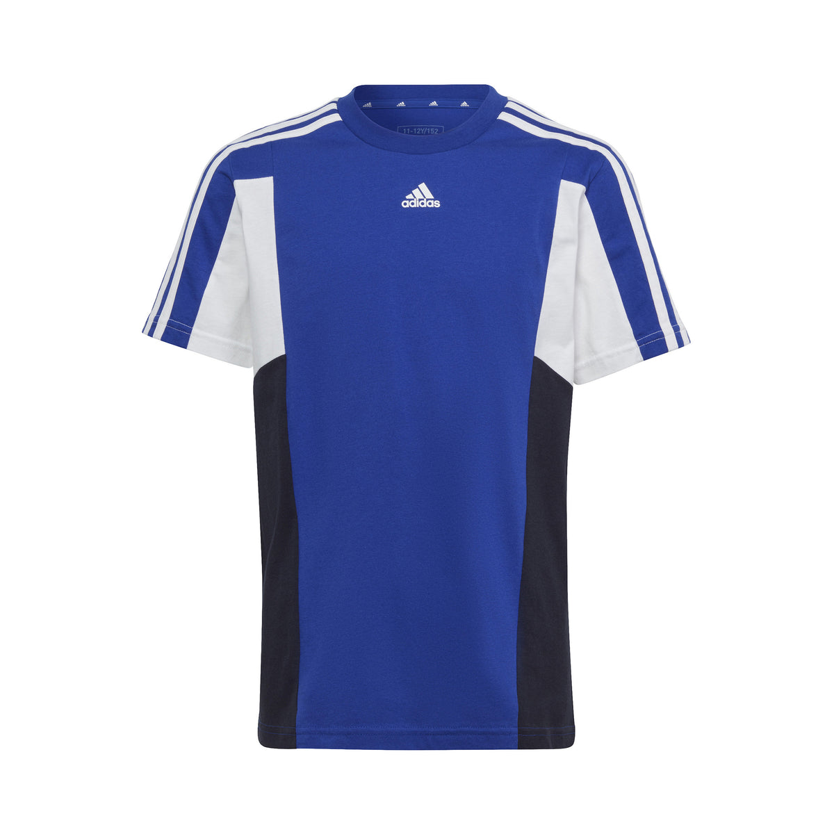 adidas Colorblock 3-Stripes Regular Fit Camiseta de manga corta Chicos - azul, blanco