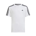 Train AEROREADY 3-Stripes Regular-Fit Camiseta de manga corta Chicos - blanco, negro