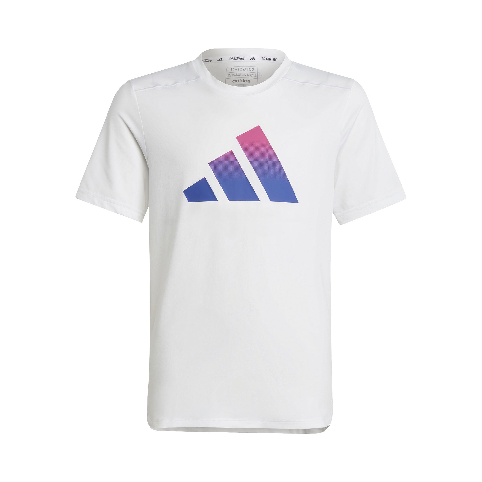 adidas Training Icons Camiseta de manga corta Chicos - blanco, multicolor