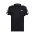 Train AEROREADY 3-Stripes Regular-Fit Camiseta de manga corta Chicos - negro, blanco