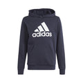 Big Logo Cotton Sudadera con capucha Chicos - azul oscuro, blanco
