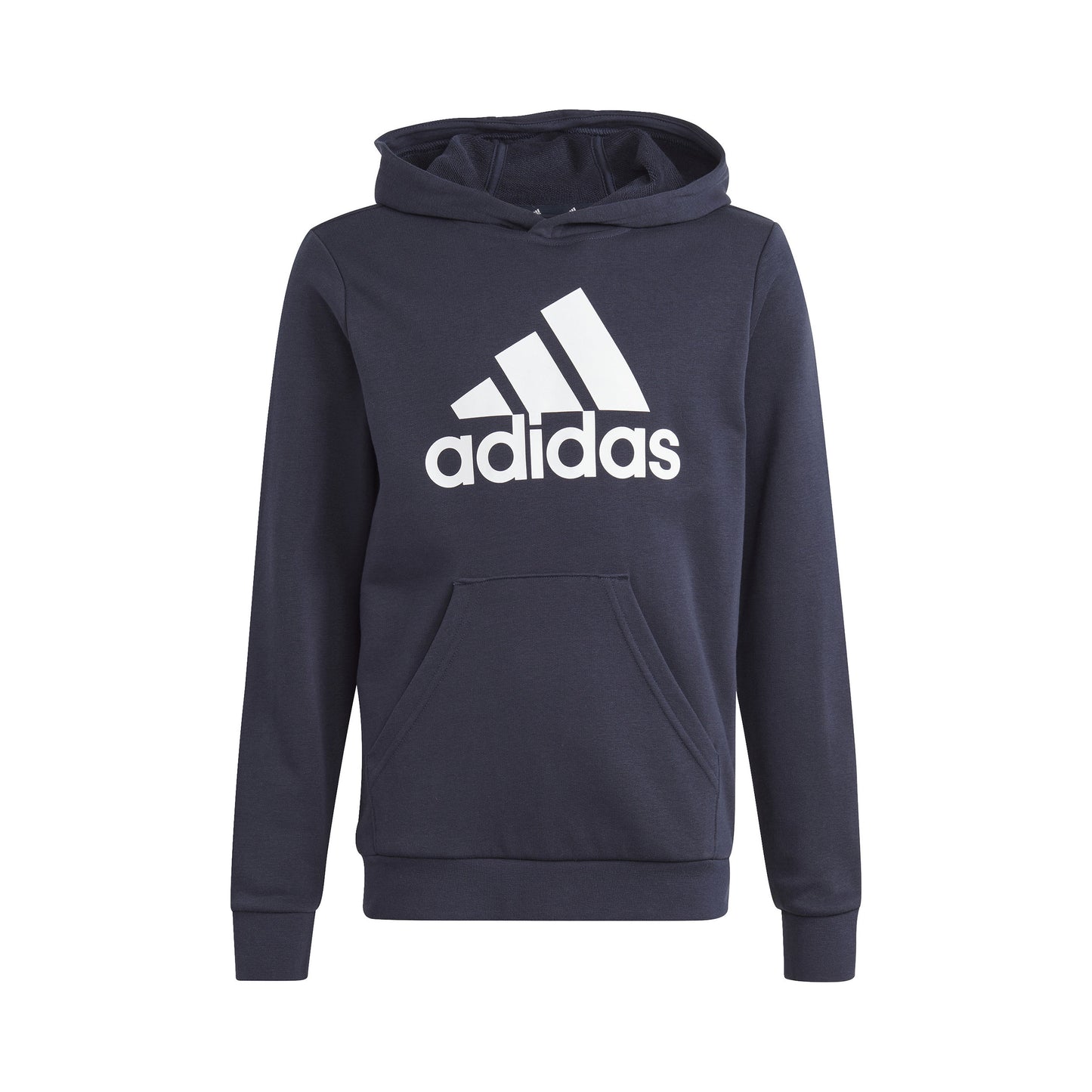 adidas Big Logo Cotton Sudadera con capucha Chicos - azul oscuro, blanco