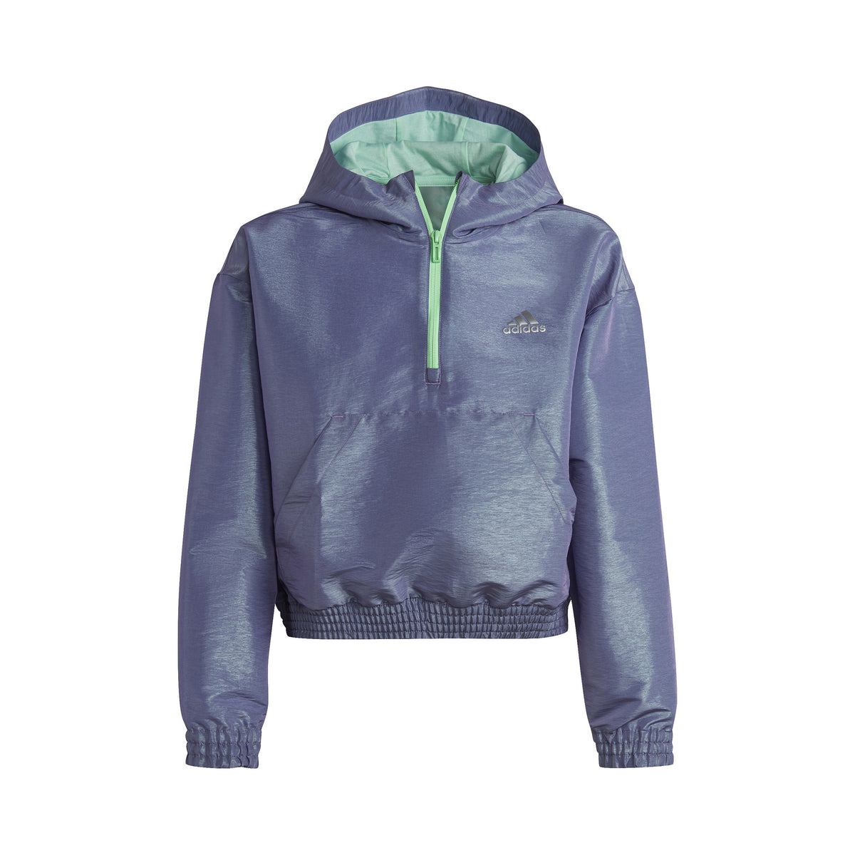 adidas Dance Loose Fit Woven Half-Zip Hooded Chaqueta de entrenamiento Chicas - lila, mint