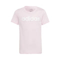 Linear Camiseta de manga corta Chicas - rosa, blanco