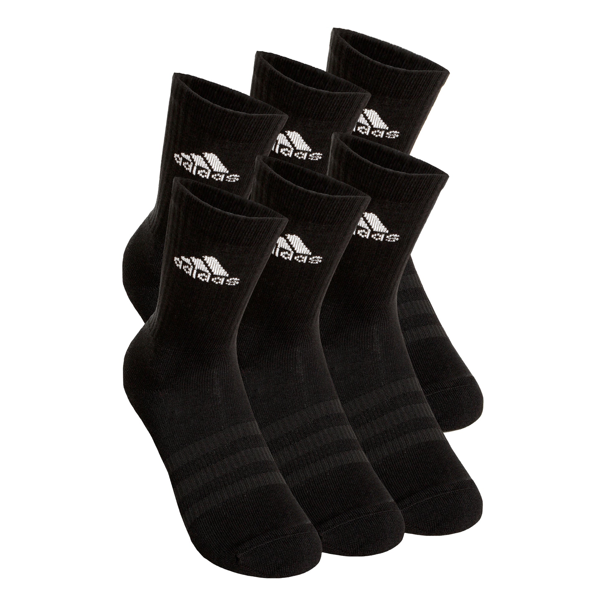 adidas Crew Sportswear Ankle Calcetines Deporte Pack De 6-Negro,Blanco