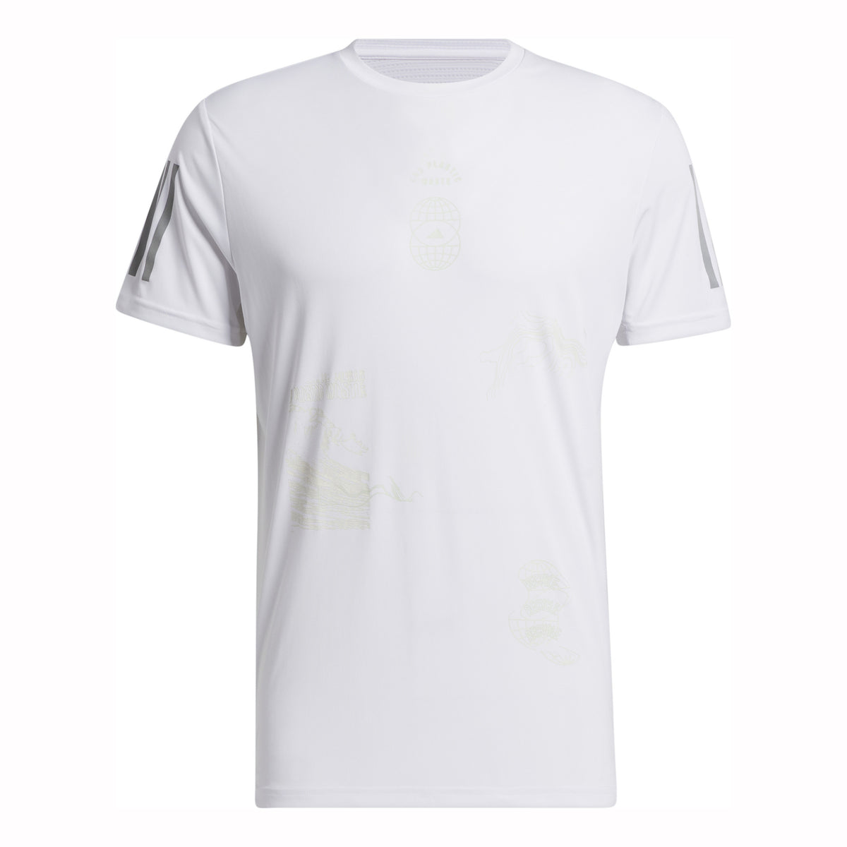 adidas RFTO Camiseta de running Hombres - blanco,