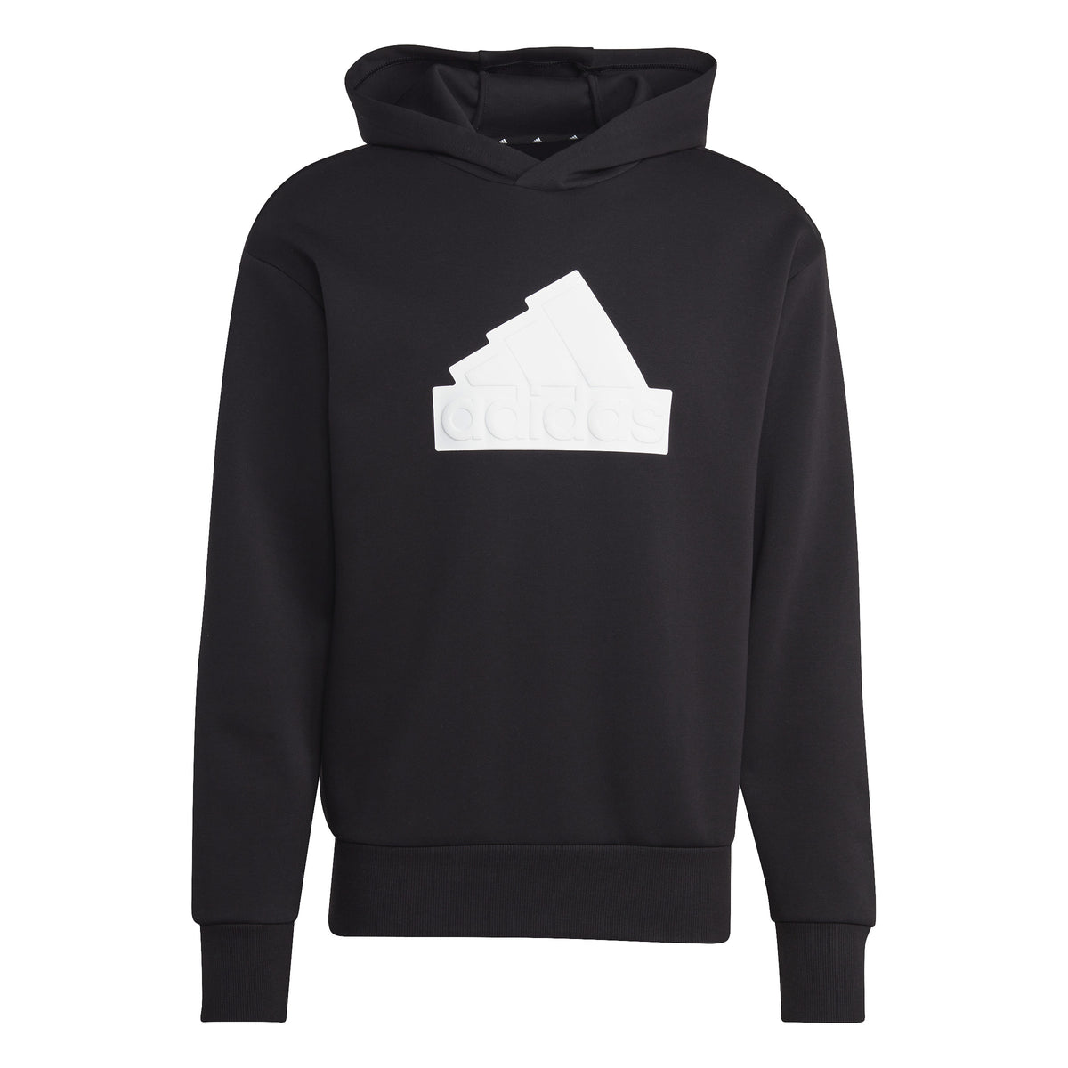 adidas Future Icon Badge of Sport Sudadera con capucha Hombres - negro, blanco