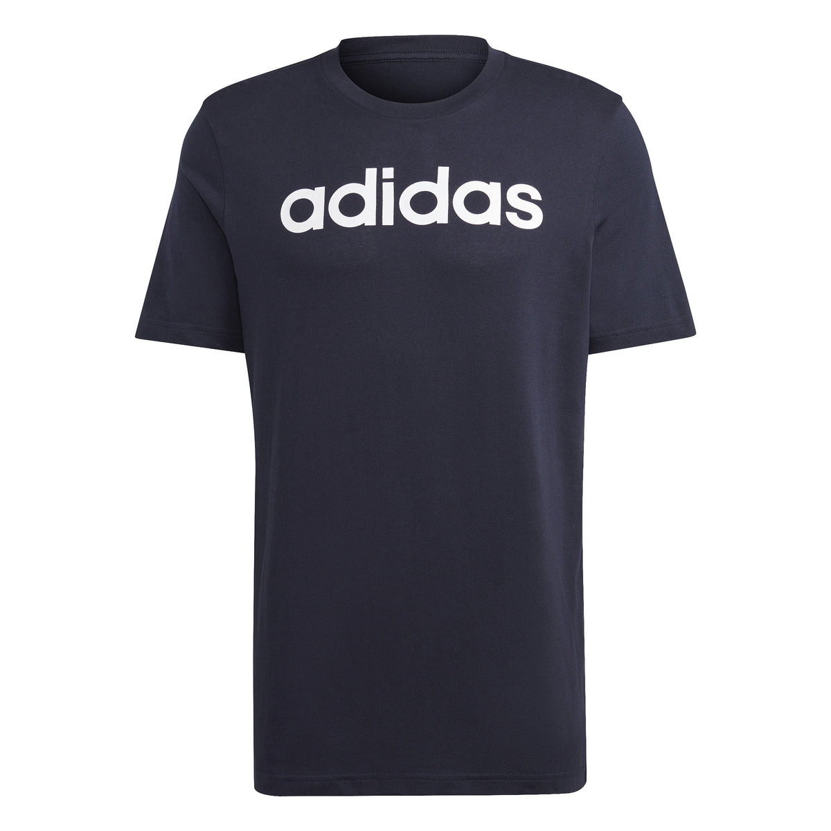 adidas LIN Singel Jersey Camiseta de manga corta Hombres - azul oscuro, blanco
