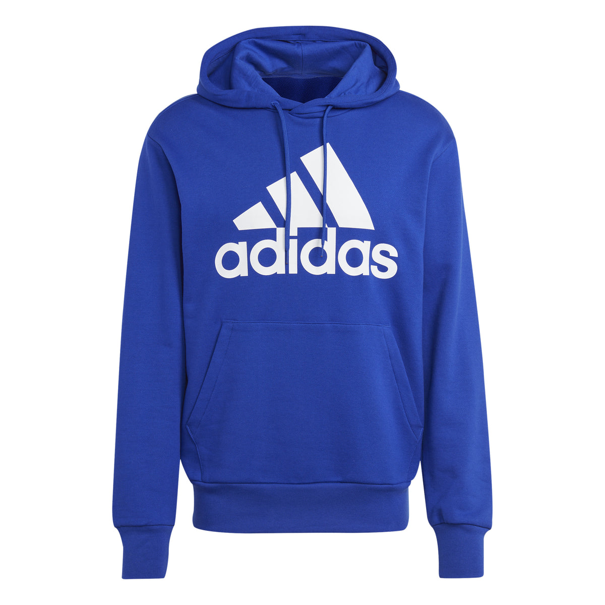adidas Big Logo French terry Sudadera con capucha Hombres - azul, blanco