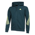 Future Icon 3 Stripes Full-Zip Sudadera con cremallera Hombres - gris oscuro,