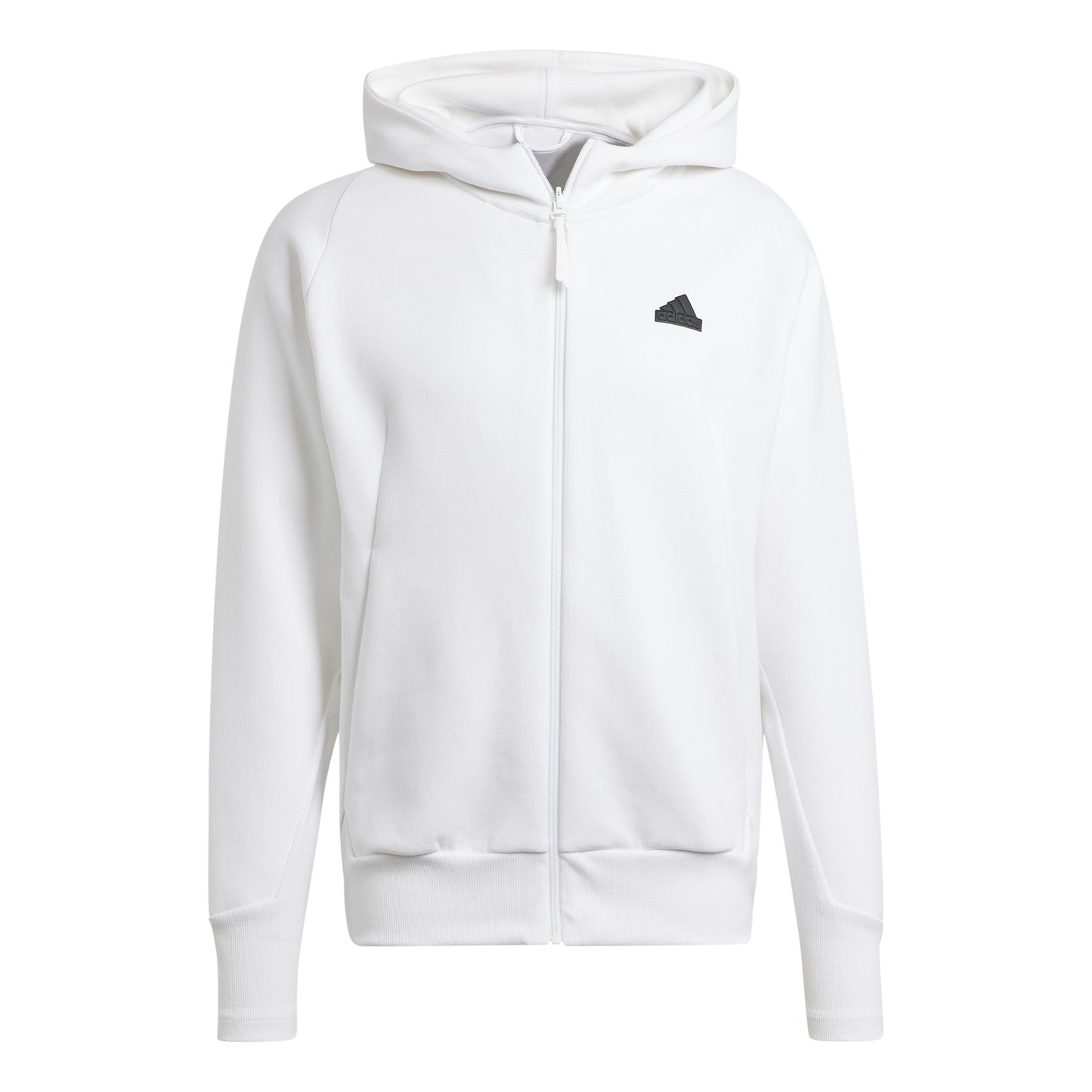 adidas Zone Printed Full-Zip Sudadera con cremallera Hombres - blanco,