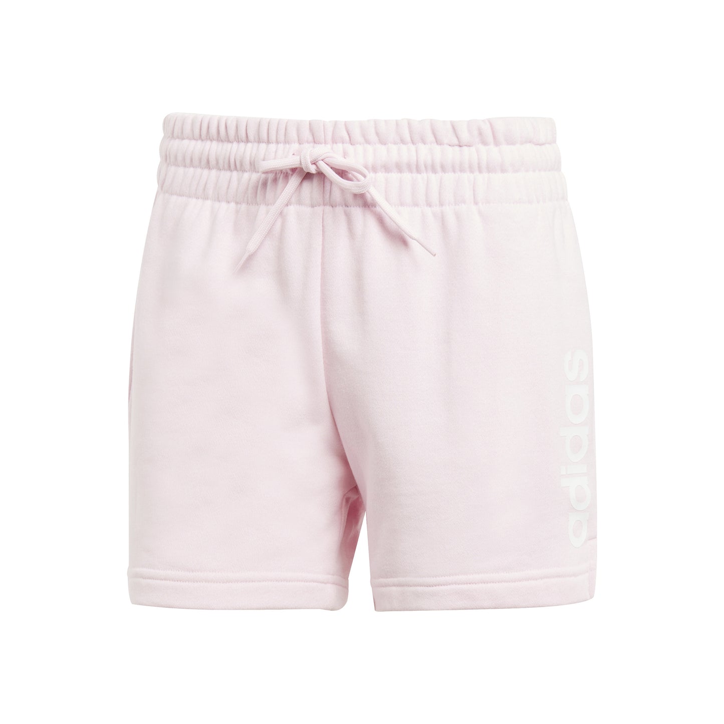 adidas Linear French terry Shorts Mujeres - rosa, blanco