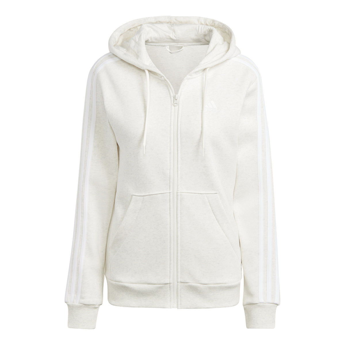 adidas Linear Sudadera con cremallera Mujeres - crema,