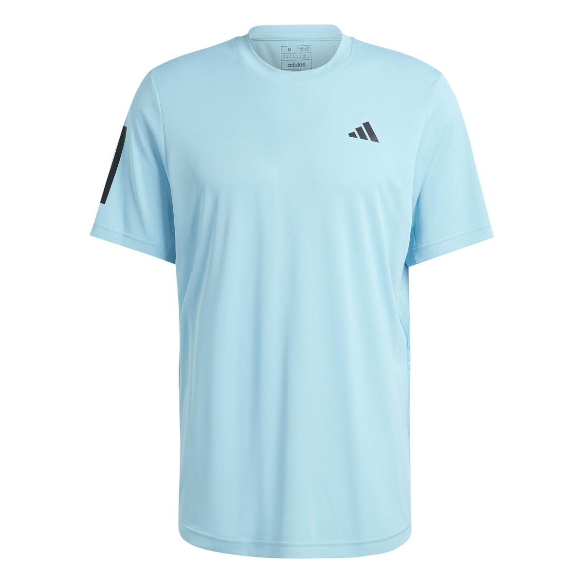 adidas Club 3 Stripes Camiseta de manga corta Hombres - azul claro,