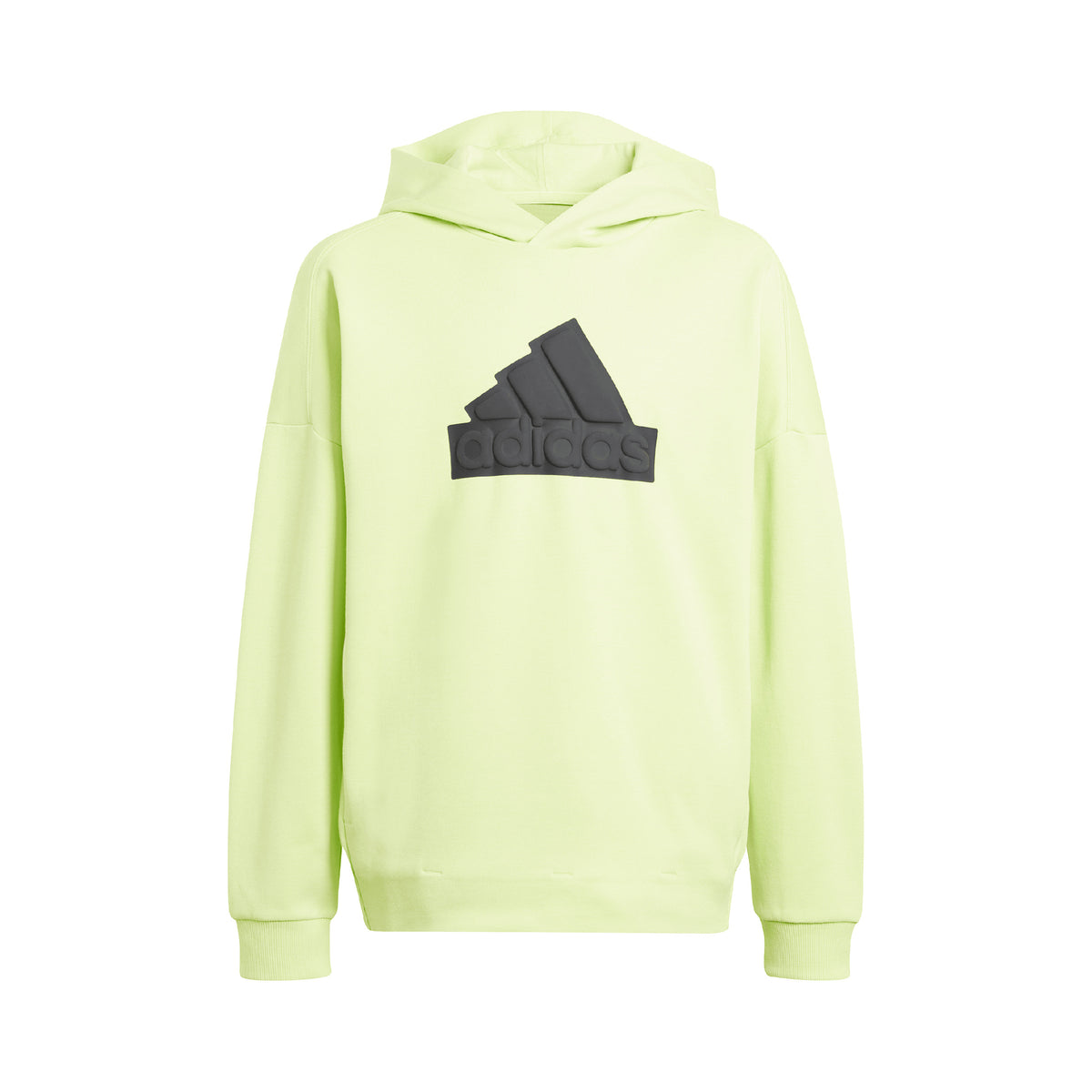 adidas Future Icon Logo Sudadera con capucha Chicos - lima, negro
