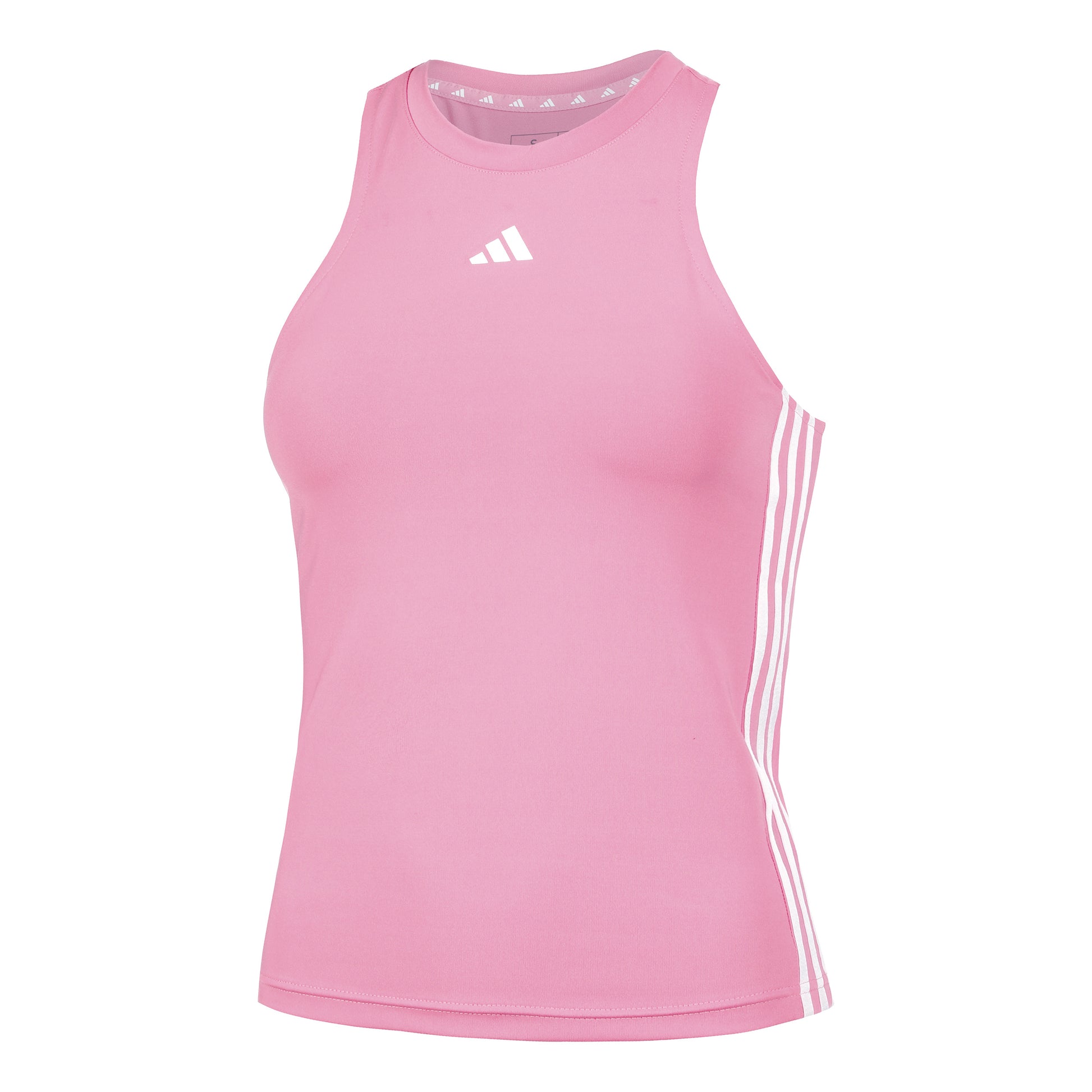 adidas Training ES 3 Stripes Camiseta de tirantes Mujeres - rosa, blanco