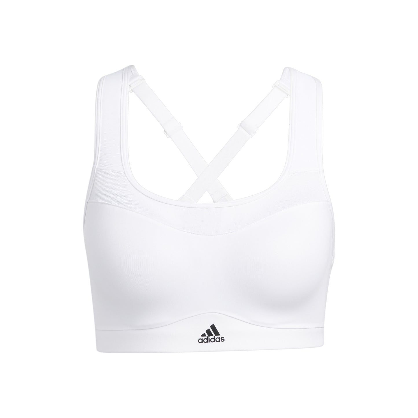 adidas TLRDIM HS Sujetador deportivo Mujeres - blanco, negro