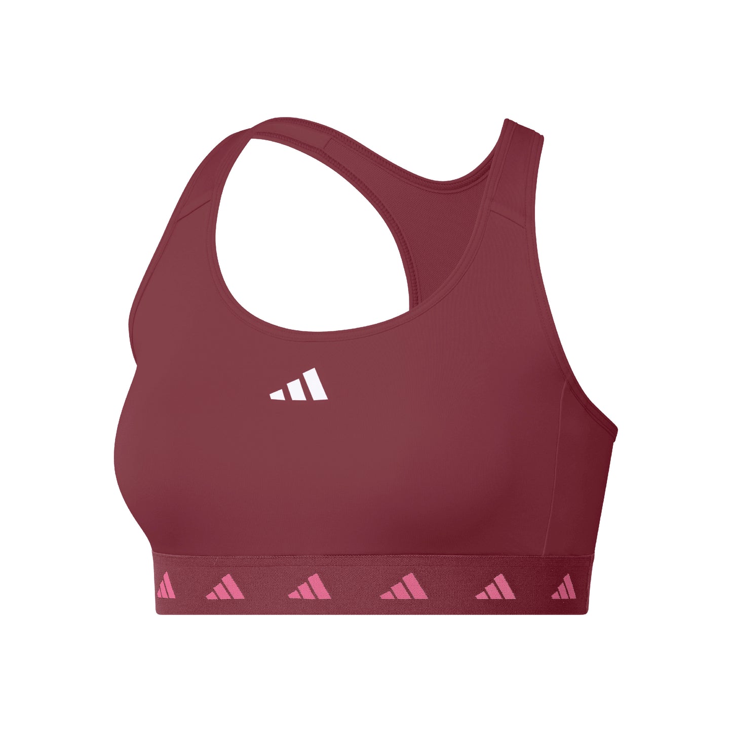 adidas Power Medium-Support Tech-Fit Sujetador deportivo Mujeres - rojo