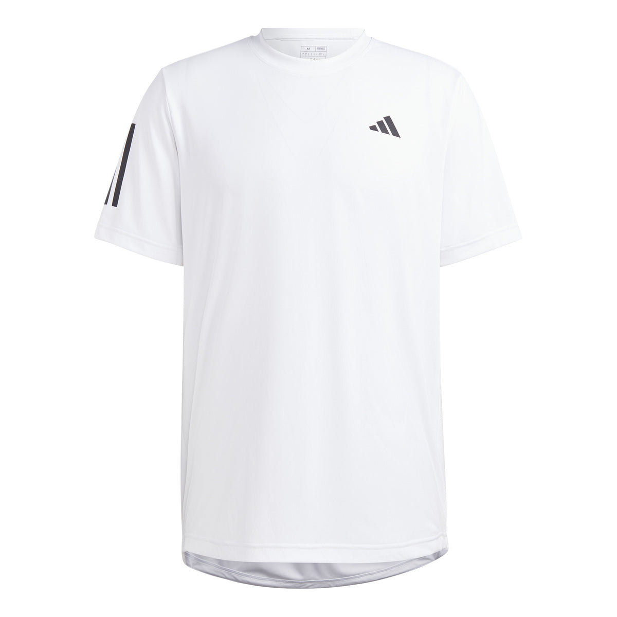 adidas Club 3-Stripes Camiseta de manga corta Hombres - blanco, negro