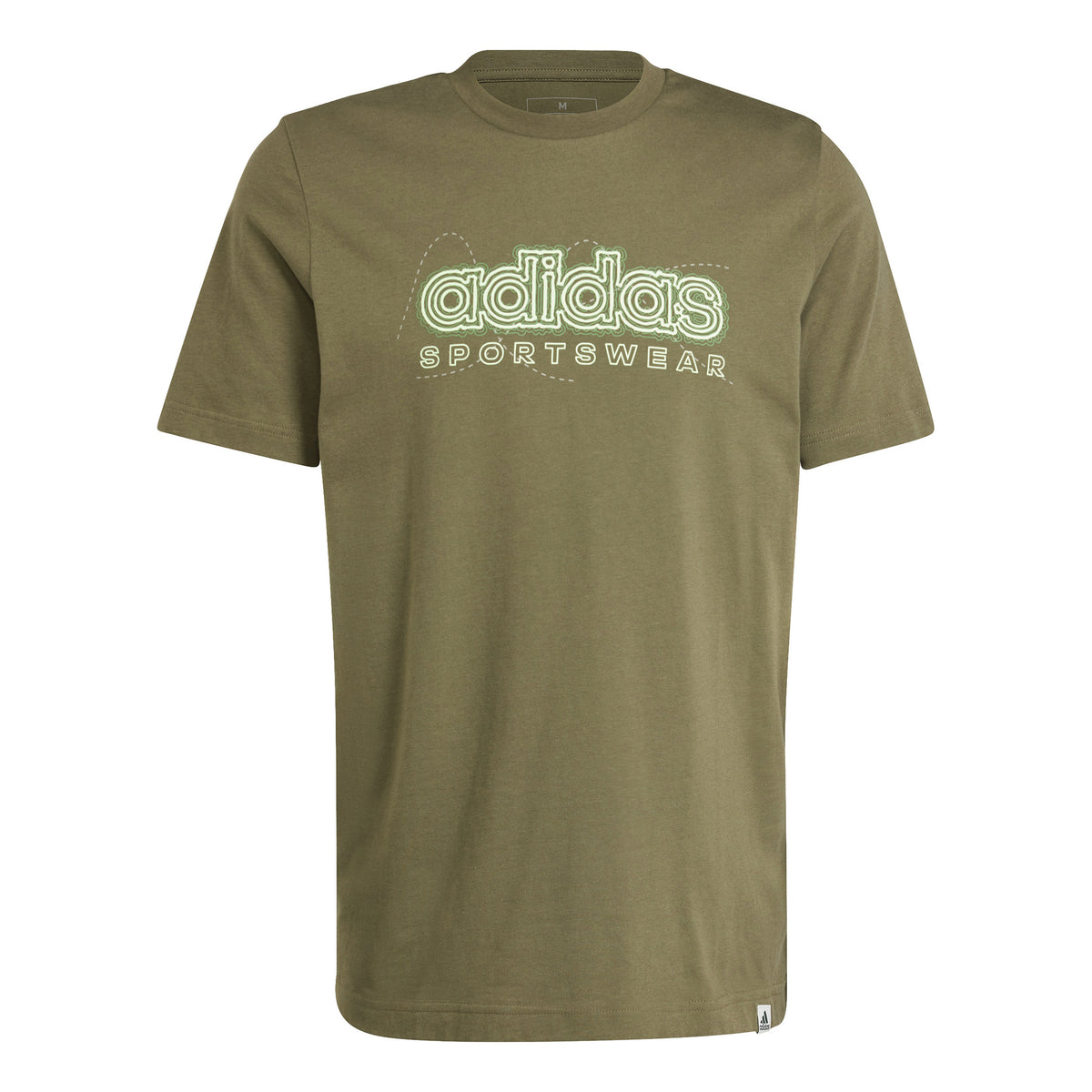 adidas Growth SPW Camiseta de manga corta Hombres - oliva,