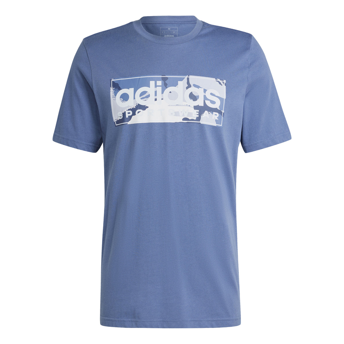 adidas Camo Graphic 2 Camiseta de manga corta Hombres - azul-gris, blanco