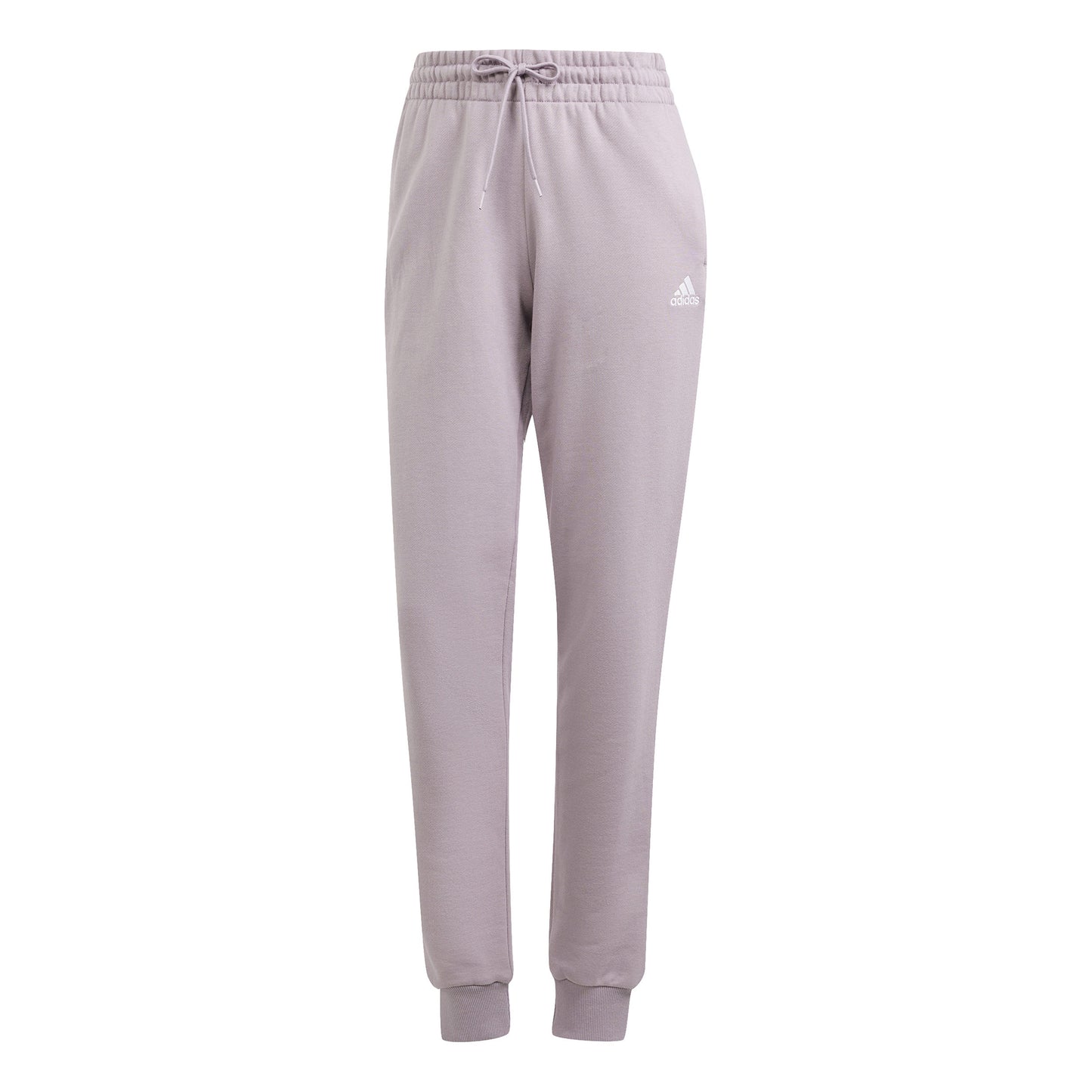 adidas Essentials Linear French Terry Pantalón de entrenamiento Mujeres - morado, blanco