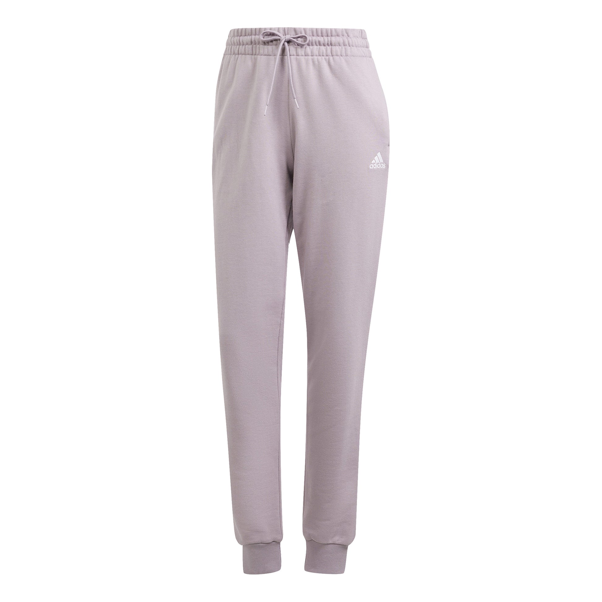 adidas Essentials Linear French Terry Pantalón de entrenamiento Mujeres - morado, blanco