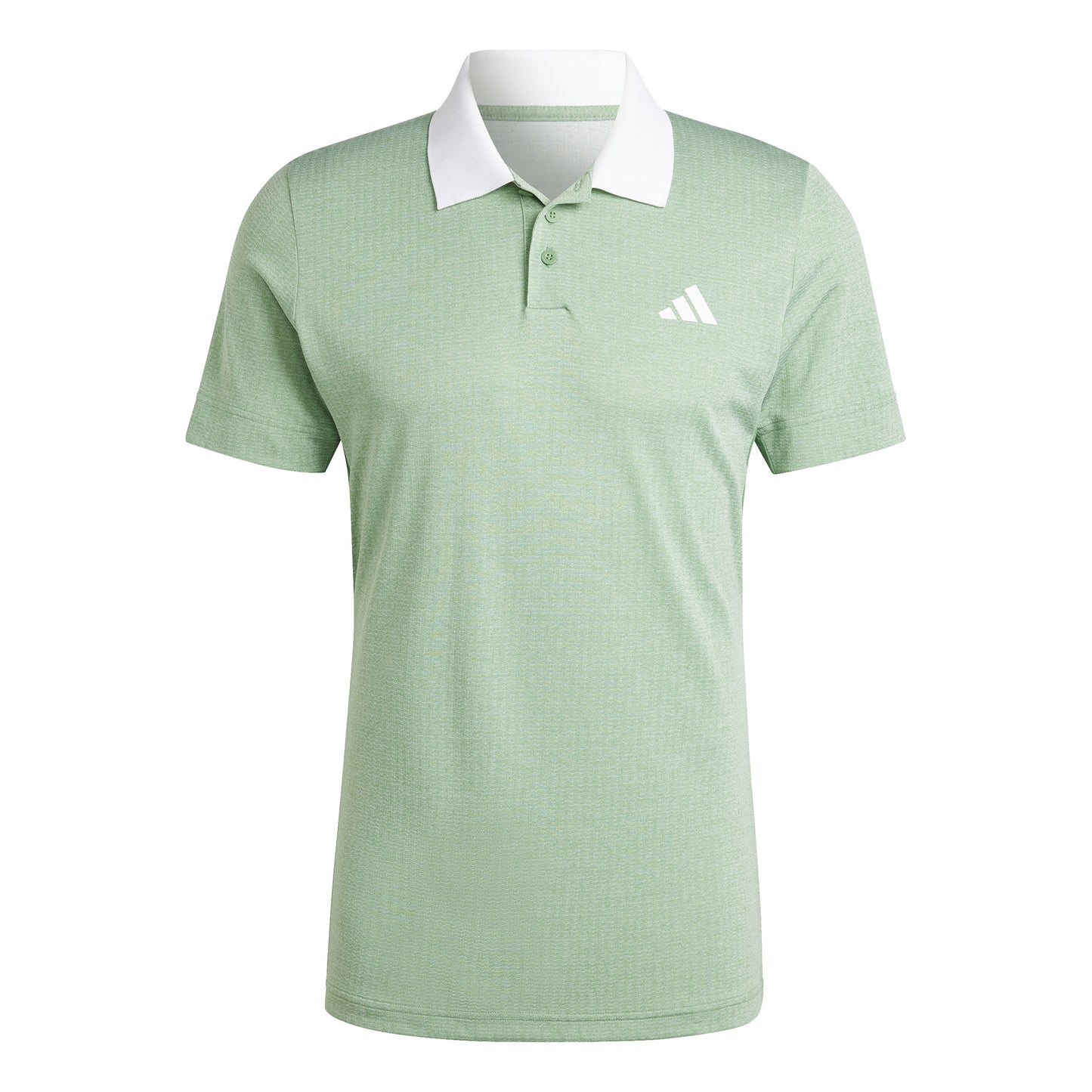 adidas Freelift Polo Hombres - verde claro, blanco