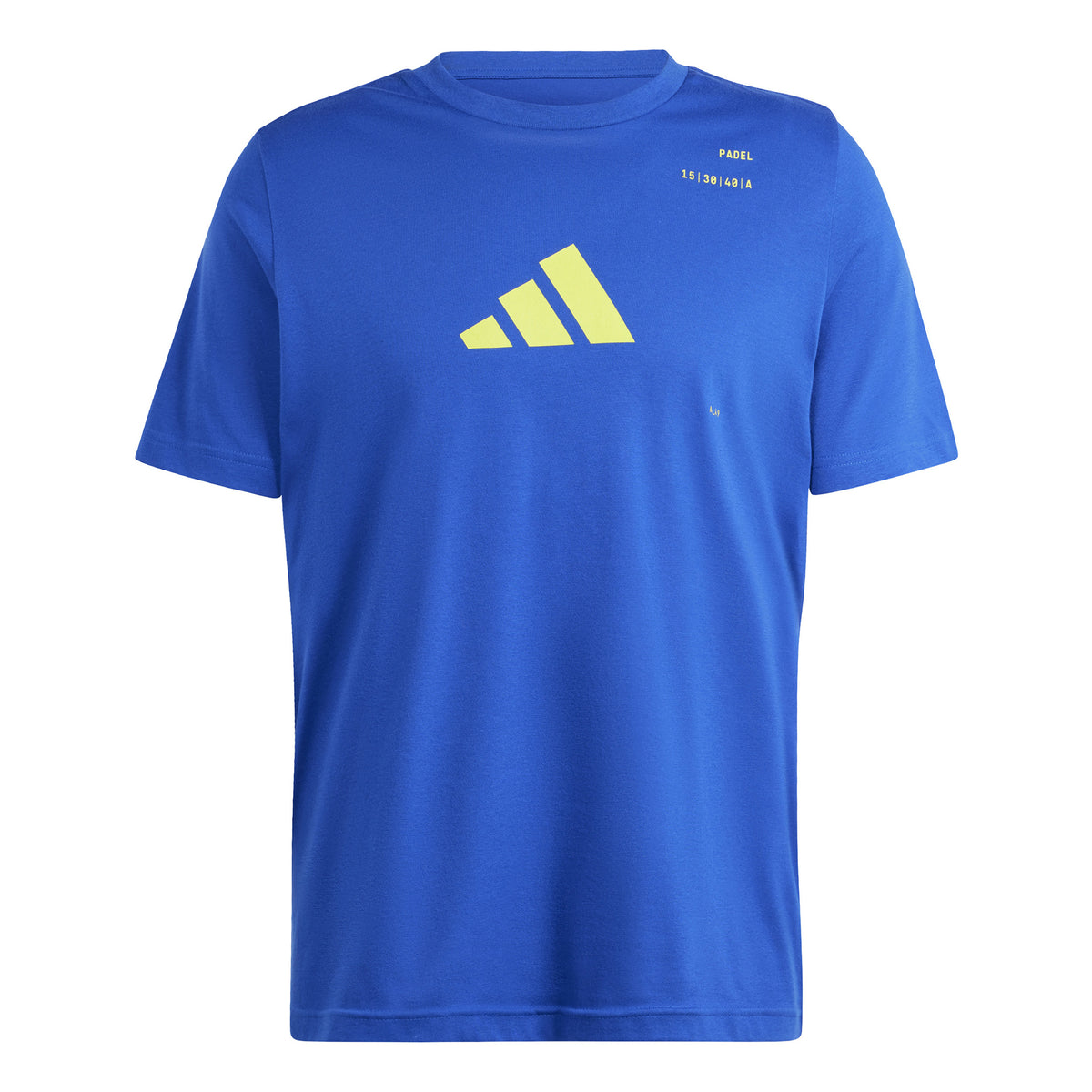 adidas Camiseta de manga corta Hombres - azul, amarillo