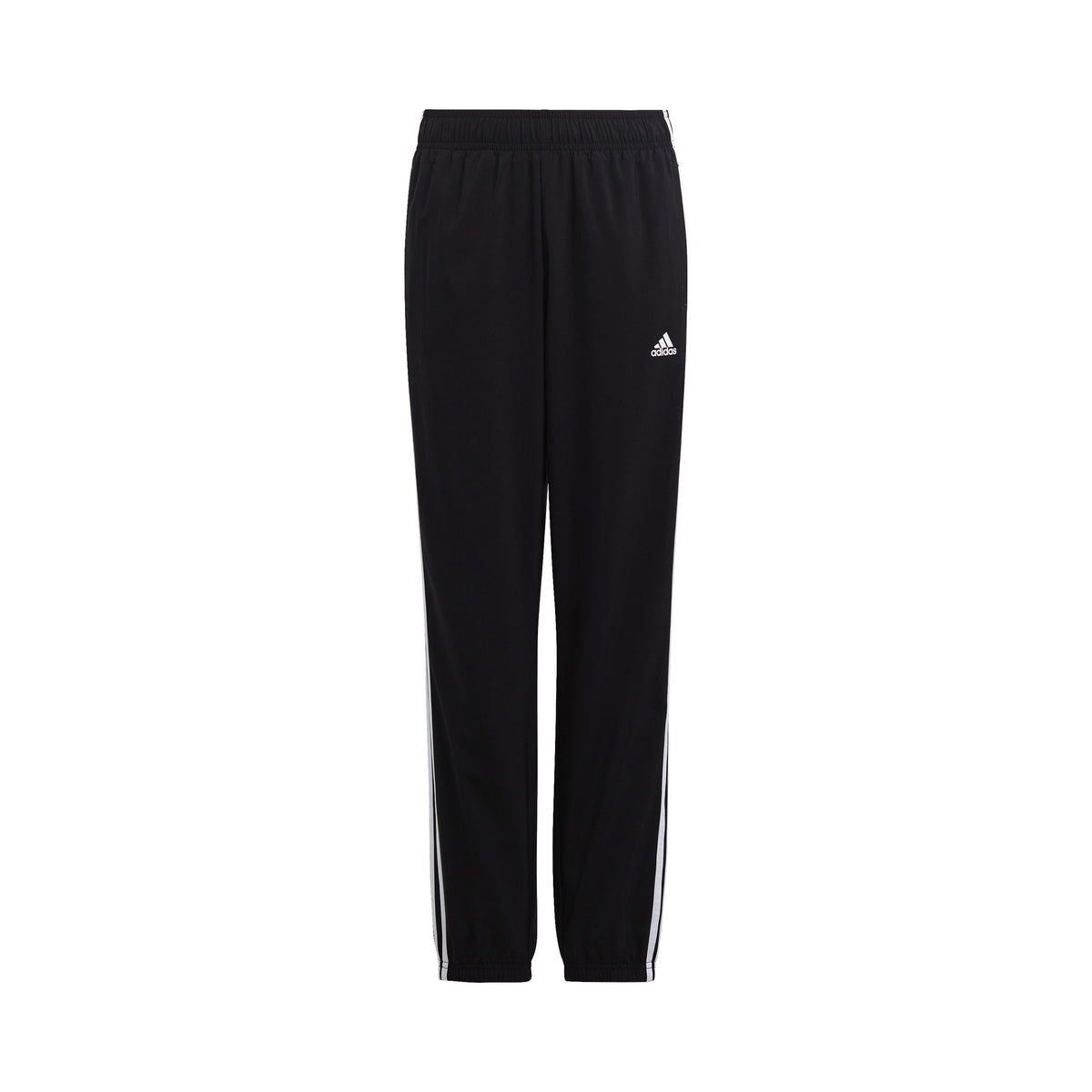 adidas 3Stripes Woven Pantalón de entrenamiento Chicos - negro, blanco