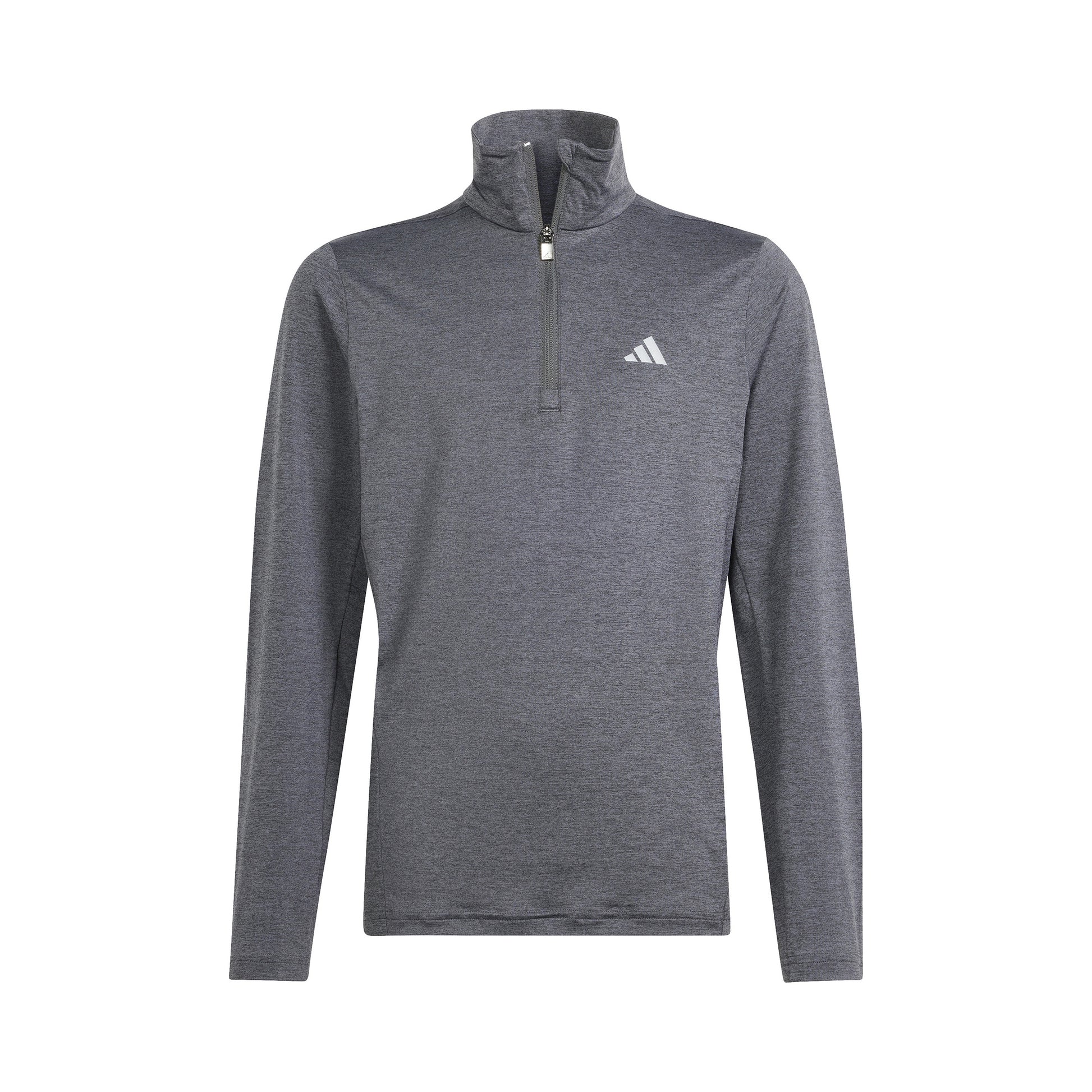 adidas Half-Zip Camiseta de manga larga Chicos - gris,